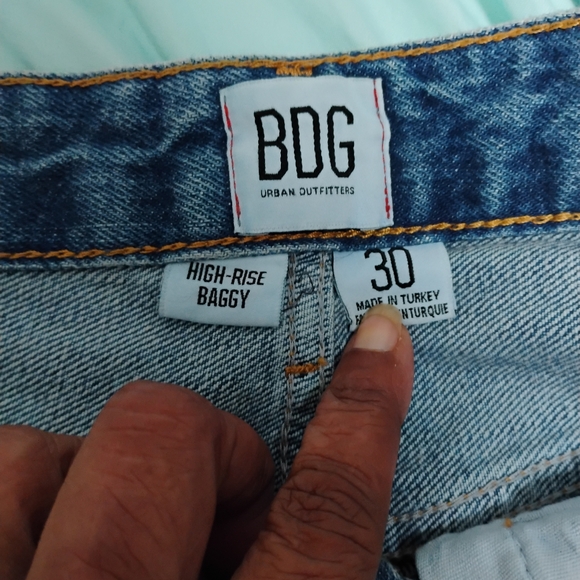 BDG Urban Outfitters High Rise Baggy Jeans 30 - Picture 6 of 13